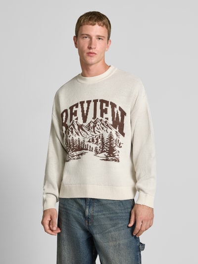 REVIEW Strickpullover mit Stehkragen Black 4