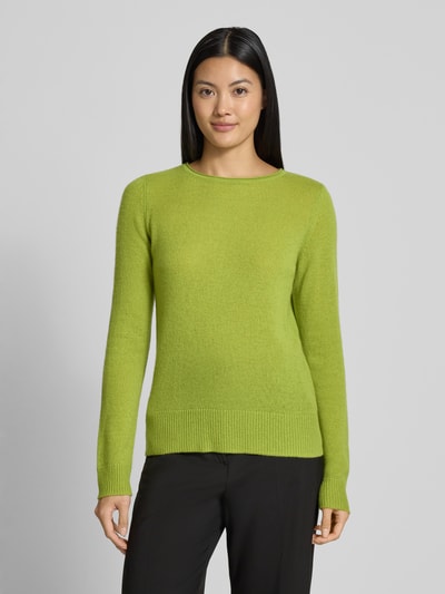 Betty Barclay Gebreide pullover van kasjmier met ronde hals Lindegroen - 4