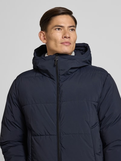 Strellson Kurtka pikowana o kroju regular fit z kapturem model ‘SMOOTH’ Ciemnoniebieski 3