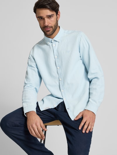 Casual Friday Freizeithemd mit Knopfleiste Modell 'HAMILTON' Hellblau 3