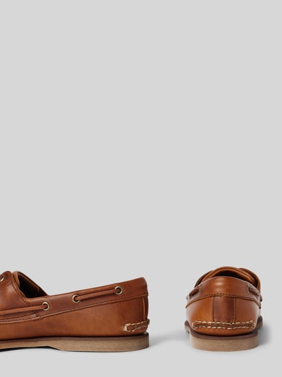 Timberland Bootschoenen met logoprint, model 'CLASSIC BOAT' Cognac - 2