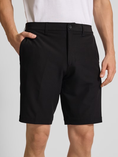BOSS Green Slim Fit Chinoshorts mit Gürtelschlaufen Black 3