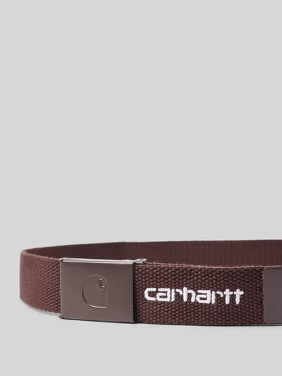 Carhartt Work In Progress Riem met logostitching, model 'Tonal' Bordeaux - 2