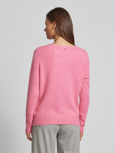 Rich & Royal Strickpullover mit gerippten Abschlüssen Rosa 5