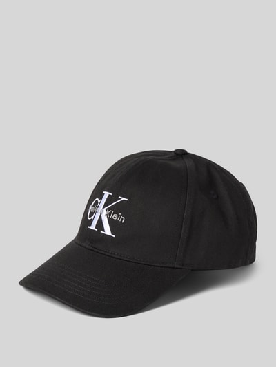 CK Calvin Klein Baseballpet van puur katoen Zwart - 1