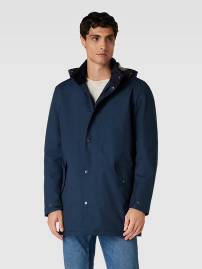 Barbour Jack met klepzakken, model 'MAC' Marineblauw - 4