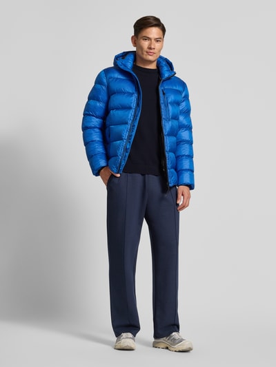 Christian Berg Men Regular Fit Kaschmirpullover mit Rundhalsausschnitt Marine 1