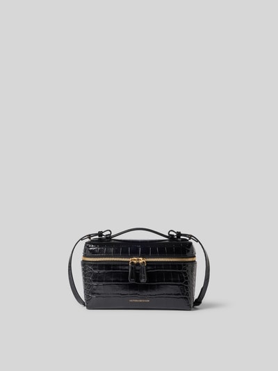 Victoria Beckham Henkeltasche mit umlaufendem Reißverschluss Modell 'VANITY' Black 1