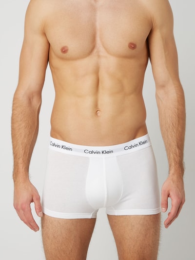 Calvin Klein Underwear Obcisłe bokserki w zestawie 3 szt. — krótkie nogawki Biały 4