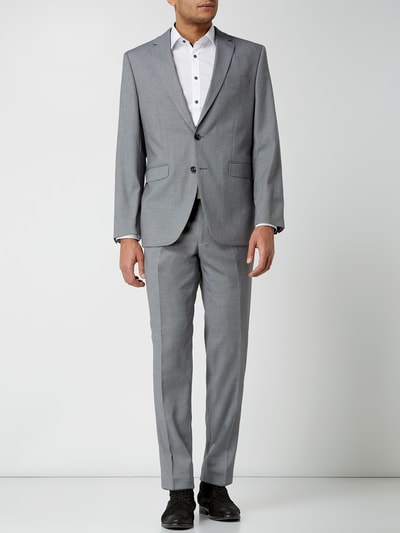 OLYMP No. Six Super Slim Fit Businesshemd aus Twill Weiss 1