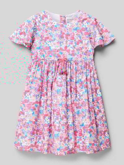 DANAMADE Jurk met strikdetail Felroze - 1