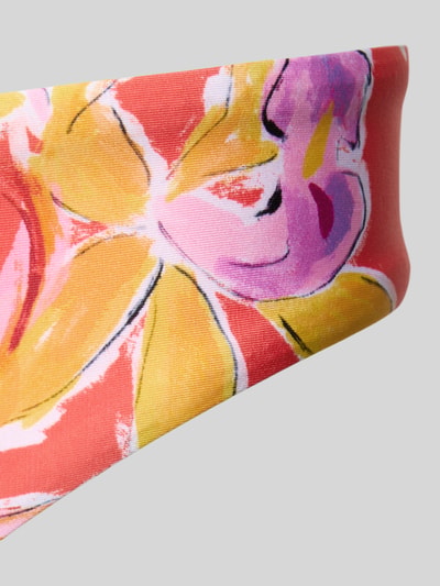 Produktfoto, Bikinihose mit floralem Muster von Seafolly, mieszanka materiałów z dodatkiem streczu, dopasowany krój, kwiatowy wzór, elastyczny pas