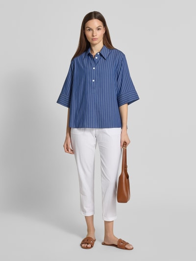 Soyaconcept Tapered fit broek met steekzakken, model 'Cissie' Wit - 1