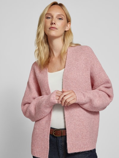 mbyM Strickcardigan mit offener Vorderseite Modell 'Axane' Altrosa 3