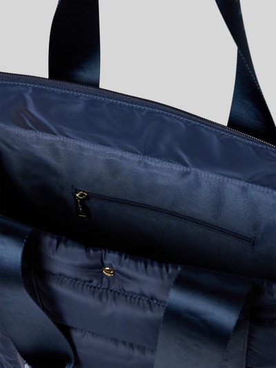 Hey Marly Shopper met doorgestikte naden en labeldetails, model 'Best Buddy' Donkerblauw - 5