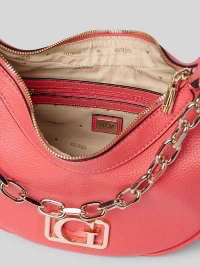 Guess Handtasche mit Label-Applikation Modell 'CIRCE' Rot 5