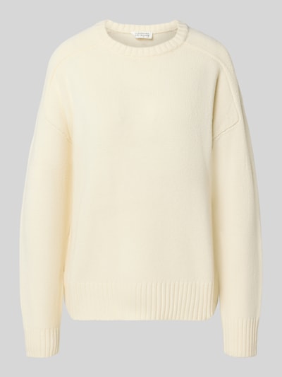 GUIDO MARIA KRETSCHMER WOMAN Regular fit pullover met wol, model 'Ester' Offwhite - 2