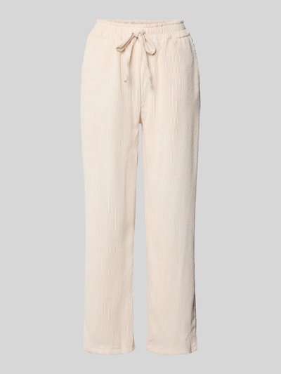Produktfoto, Cordhose mit elastischem Bund Modell 'La44raa' von ZABAIONE in Beige mit feiner Cordstruktur, Material-Mix mit Stretch-Anteil