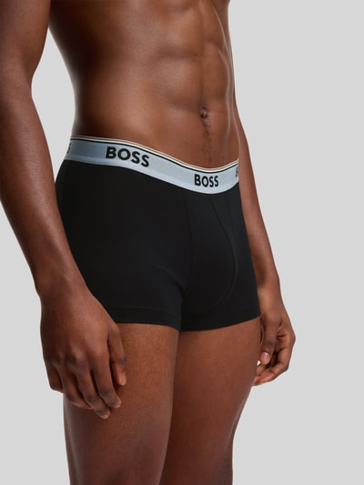 BOSS Trunks aus Baumwoll-Mix im 3er-Pack Modell 'Power' Mittelgrau 2
