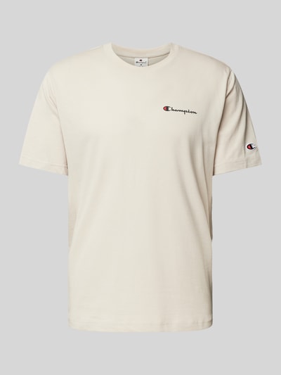 CHAMPION T-shirt met labelprint Beige - 2