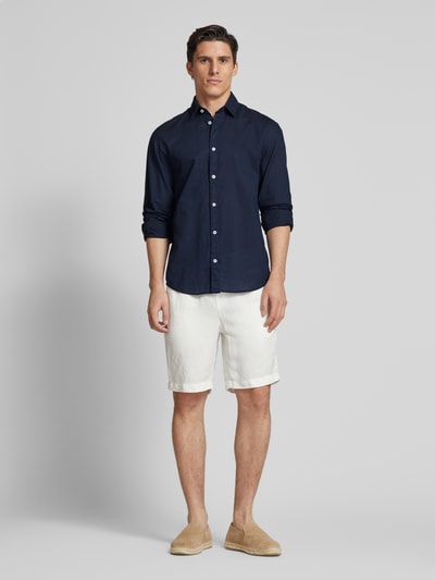 Tom Tailor Regular Fit Freizeithemd aus Chambray Marine 1