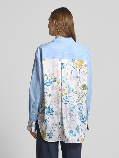 Herzensangelegenheit Relaxed Fit Hemdbluse aus reiner Baumwolle Hellblau 5