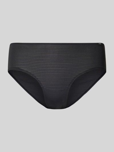 Skiny Slim Fit Slip mit Logo-Applikation Modell 'Timeless' Dunkelgrau 1