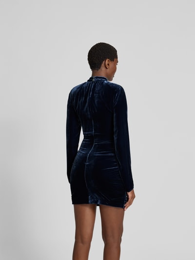 ROTATE Minikleid mit Stehkragen Graphit 5