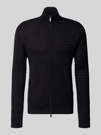 Emporio Armani Strickjacke mit Stehkragen und Zweiwege-Reißverschluss Marine 2