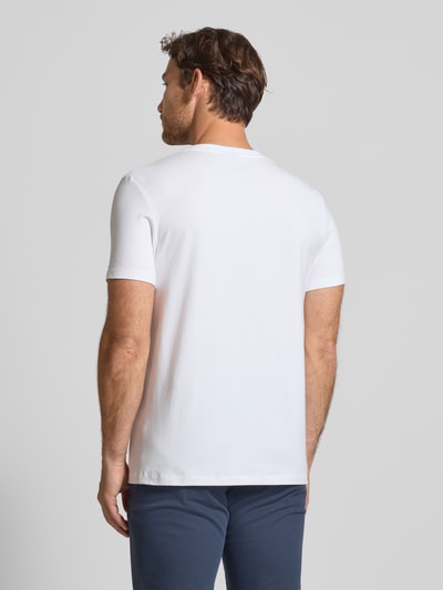 JOOP! Collection T-shirt met logoprint en ronde hals Wit - 5