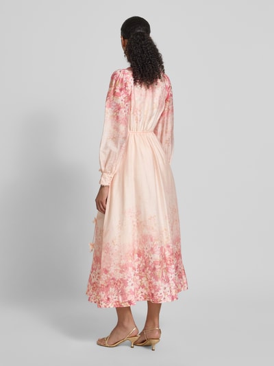 Forever New Tailliertes Freizeitkleid aus Lyocell-Leinen-Mix Modell 'Ashlyn' Rose 5