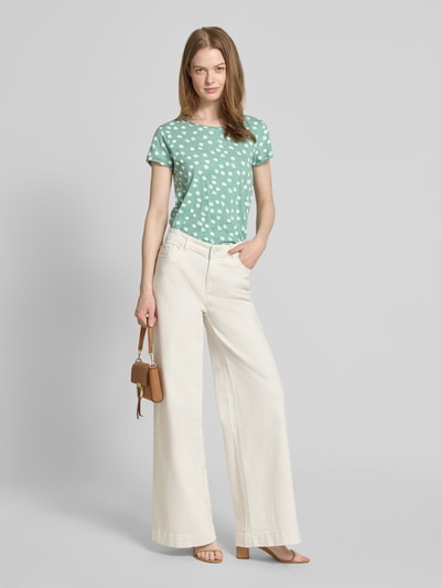 Tom Tailor T-shirt o kroju regular fit z czystej bawełny Miętowy 1