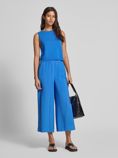 P&C* curated by Anna Schürrle Stricktop mit U-Boot-Ausschnitt Blau 1