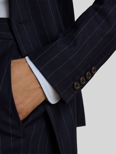Lauren Ralph Lauren Regular Fit Longblazer aus Wolle mit Schulterpolstern Marine 6