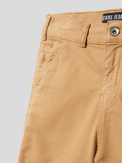 CARS JEANS Bermudy o kroju regular fit z kieszenią na nogawce model ‘Carters’ Khaki 2