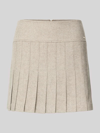 ARMANI EXCHANGE Faltenrock mit Label-Detail Mittelbraun 2