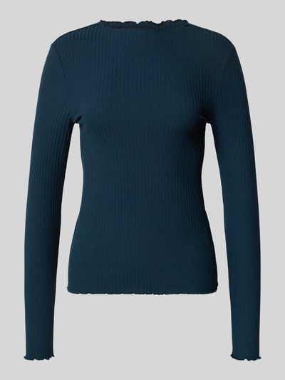 Tom Tailor Denim Slim Fit Langarmshirt mit Viskose-Anteil Petrol 2