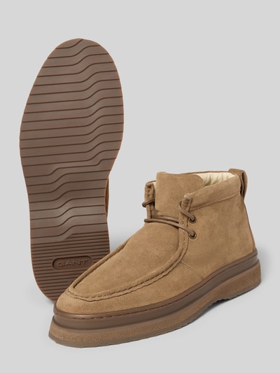 Gant Veterschoenen met gestructureerde zool Zand - 4