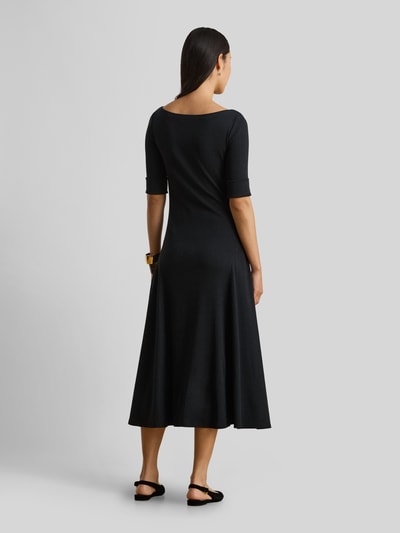 Lauren Ralph Lauren Regular Fit Jersey-Kleid aus Baumwoll-Mix Modell 'MUNZIE' Black 5