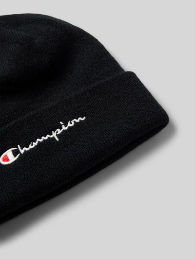 CHAMPION Mütze mit Label-Stitching Black 2