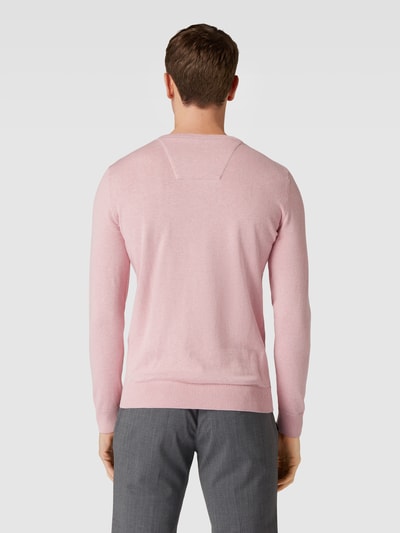 Tom Tailor Gebreide pullover met ribboorden Rosé gemêleerd - 5