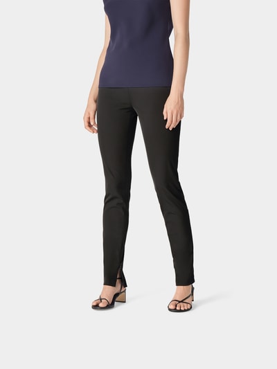 Theory High Waist Leggings mit Zippern Schwarz 4