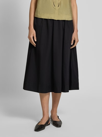 Milano Italy Midirok met elastische band met label Zwart - 4