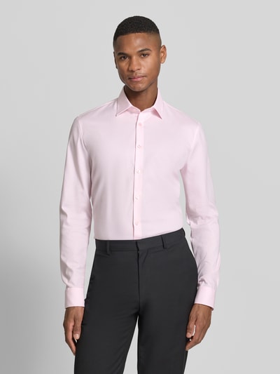 OLYMP No. Six Slim Fit Businesshemd mit Kentkragen Rose 4