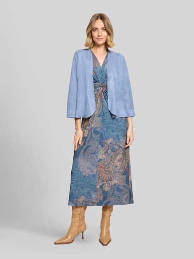 Betty Barclay Tailliertes Freizeitkleid mit Raffung an der Taille Rauchblau 1