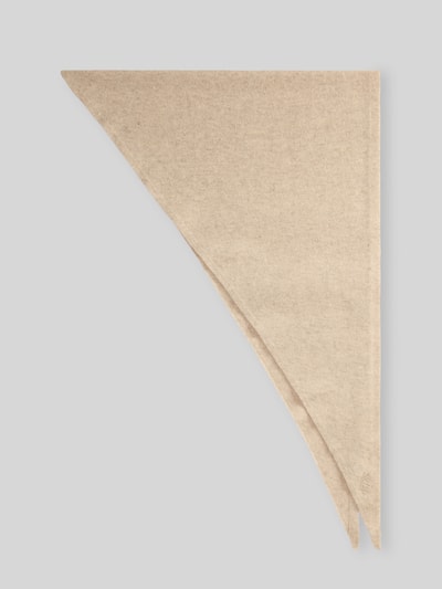Lauren Ralph Lauren Schal aus Wolle mit Logo-Stitching Hellgrau 3