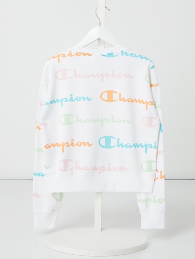 CHAMPION Custom Fit Sweatshirt mit Logo-Muster  Weiss 3