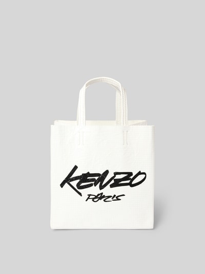 Kenzo Tote Bag mit Label-Print Weiss 2