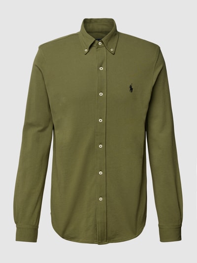 Polo Ralph Lauren Freizeithemd mit langen Ärmeln Dunkelgruen 2