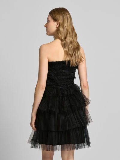 LACE & BEADS Cocktailkleid im Bandeau-Design Black 5